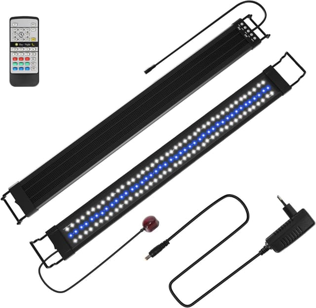 Peviasot Aquarium LED Beleuchtung 30W für 90–120 cm Becken, Energieklasse A